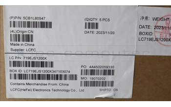 Lenovo 5CB1L80547 COVER Upper Case ASM_POR L83AA MG