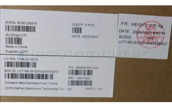 Lenovo 5CB1L80579 COVER Upper Case ASM_POR L83AA TT