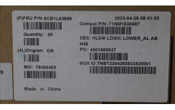 Lenovo 5CB1L83606 COVER Lower Case C 82XD AL AB H45