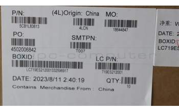 Lenovo 5CB1L83613 COVER Cover L 82Y5 HINGE_CAP