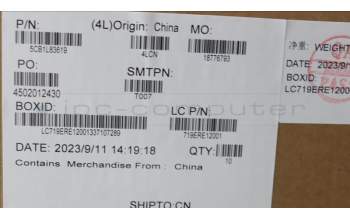 Lenovo 5CB1L83619 COVER Strip Cover L83AG