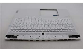 Lenovo 5CB1L83654 C-Cover with keyboard, German, White, RGB Backlight, UK