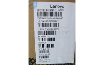 Lenovo 5CB1L88223 COVER Upper Case ASM_UKE_H 83E0_FP_MIGY