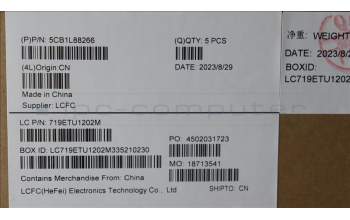 Lenovo 5CB1L88266 COVER Upper Case ASM_ENG L 83ERAGFP BL