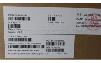 Lenovo 5CB1L90299 COVER Upper Case ASM_FRA L 83ERAGFP BL