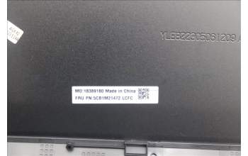 Lenovo 5CB1M21472 COVER FRU E16G1_DCOVER_AL_BK W/SCREW ROW