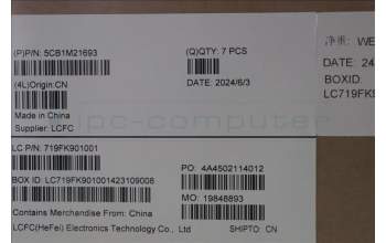 Lenovo 5CB1M21693 FRU COVER LP630_A_COVER_FHD_ASSY