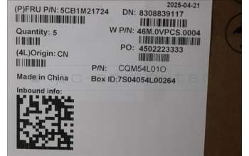 Lenovo 5CB1M21724 COVER C COVER ASM,WFC,BK, 500W Gen5