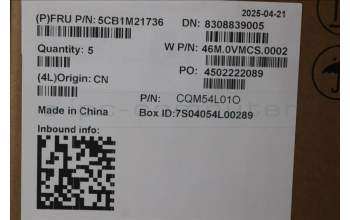 Lenovo 5CB1M21736 COVER C COVER ASM Slate grey 100W Gen5