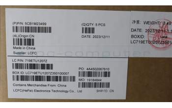 Lenovo 5CB1M23499 COVER Upper Case ASM_POR L 83ERAB BL