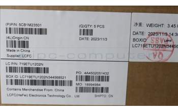 Lenovo 5CB1M23501 COVER Upper Case ASM_SLV L 83ERAB BL