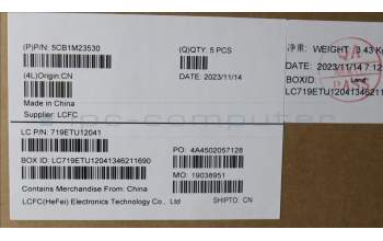 Lenovo 5CB1M23530 COVER Upper Case ASM_BEL L 83ERAGFP NBL