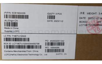Lenovo 5CB1M24335 COVER Upper Case ASM_ITA L 83ERAG NBL