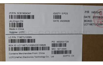 Lenovo 5CB1M24347 COVER Upper Case ASM_ARA L 83ERAG NBL