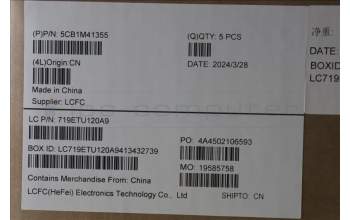 Lenovo 5CB1M41355 COVER Upper Case ASM_SWS L 83ERFB NBL