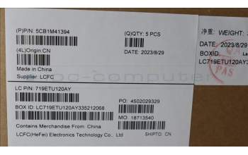 Lenovo 5CB1M41394 COVER Upper Case ASM_ENG L 83ERAB NBL