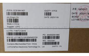 Lenovo 5CB1M41407 COVER Upper Case ASM_GER L 83ERAB NBL