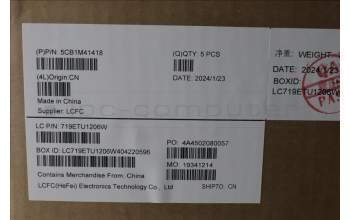 Lenovo 5CB1M41418 COVER UpperCaseASM_EUROENGL83ERABNBL