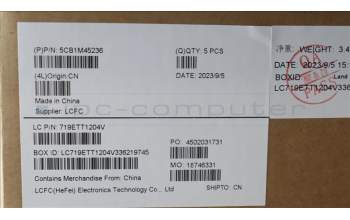 Lenovo 5CB1M45236 COVER Upper Case ASM_ENG L 83ESNFPAGBL