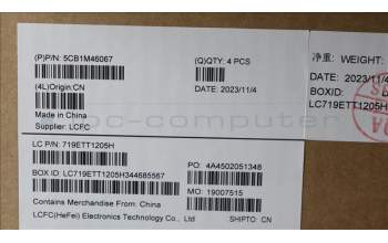 Lenovo 5CB1M46067 COVER Upper Case ASM_BEL L 83ESFPAGNBL