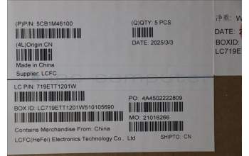 Lenovo 5CB1M46100 COVER Upper Case ASM_SLV L 83ESNFPAGNBL