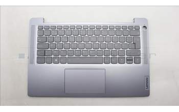 Lenovo 5CB1M46172 C-Cover with keyboard, Belgian, Arctic Grey, Fingerprint, UK