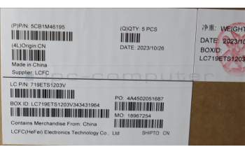 Lenovo 5CB1M46195 COVER Upper Case ASM_SPA L 83EQFP AG