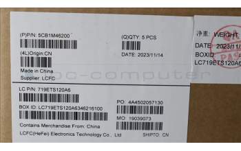 Lenovo 5CB1M46200 COVER Upper Case ASM_UKE L 83EQFP AG