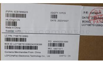 Lenovo 5CB1M46223 COVER Upper Case ASM_NORDIC L 83EQNFPAG