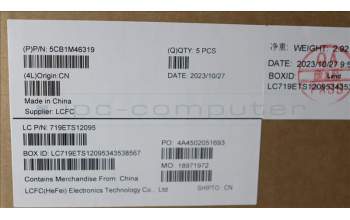 Lenovo 5CB1M46319 COVER Upper Case ASM_NORDIC L 83EQFPABBL