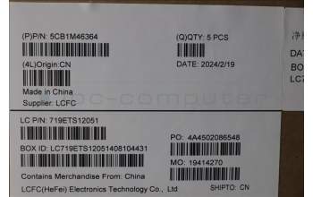 Lenovo 5CB1M46364 COVER Upper Case ASM_UKE L 83EQFPAGN