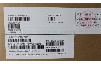 Lenovo 5CB1M46400 COVER Upper Case ASM_POR L 83EQNFPAGN