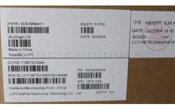 Lenovo 5CB1M46411 COVER Upper Case ASM_HBW L 83EQNFPAGN