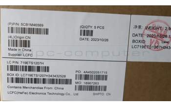 Lenovo 5CB1M46569 COVER Upper Case ASM_SPA L 83EQNFPABN