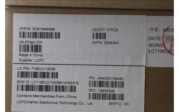 Lenovo 5CB1M46996 COVER Upper Case ASM_SPA L 83EMABFP BL