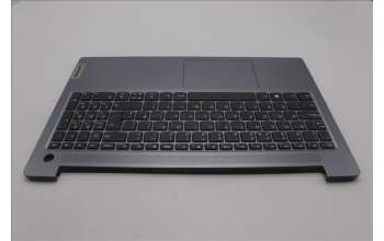 Lenovo 5CB1M47037 C-Cover with keyboard, UK English, Arctic Grey, Non-Backlight, Fingerprint, UK