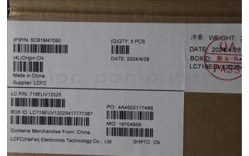 Lenovo 5CB1M47090 COVER Upper Case ASM_SWS L 83EMAG NBL