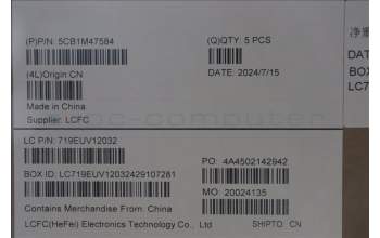 Lenovo 5CB1M47584 COVER Upper Case ASM_SWS L 83EMAB NBL