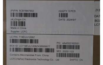 Lenovo 5CB1M47652 COVER Upper Case ASM_ARA L 83ELNFPAGN
