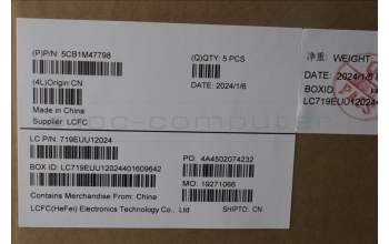 Lenovo 5CB1M47798 COVER Upper Case ASM_FRA L 83ELNFPABN