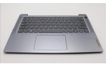 Lenovo 5CB1M47818 C-Cover with keyboard, Belgian, Arctic Grey, Fingerprint, UK