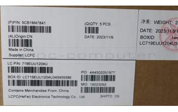 Lenovo 5CB1M47841 COVER Upper Case ASM_SWS L 83ELFPAG