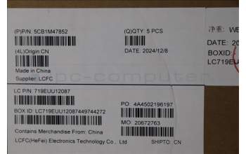 Lenovo 5CB1M47852 COVER Upper Case ASM_CZE/SLK L 83ELNFPAG