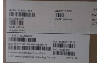 Lenovo 5CB1M47868 COVER Upper Case ASM_POR L 83ELNFPAG