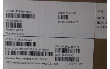 Lenovo 5CB1M47872 COVER Upper Case ASM_SWS L 83ELNFPAG