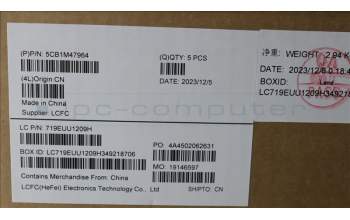 Lenovo 5CB1M47964 COVER Upper Case ASM_SPA L 83ELFPAB