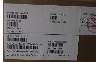 Lenovo 5CB1M48018 COVER UpperCaseASM_SPA L83ENFPAGNBL