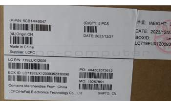 Lenovo 5CB1M48047 COVER UpperCaseASM_UKE L83ENNFPAGNBL