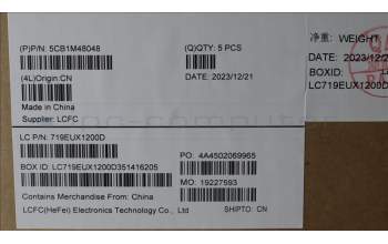 Lenovo 5CB1M48048 COVER UpperCaseASM_ITA L83ENNFPAGNBL