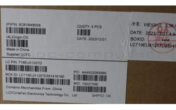 Lenovo 5CB1M48058 COVER UpperCaseASM_FRA L83ENNFPAGNBL